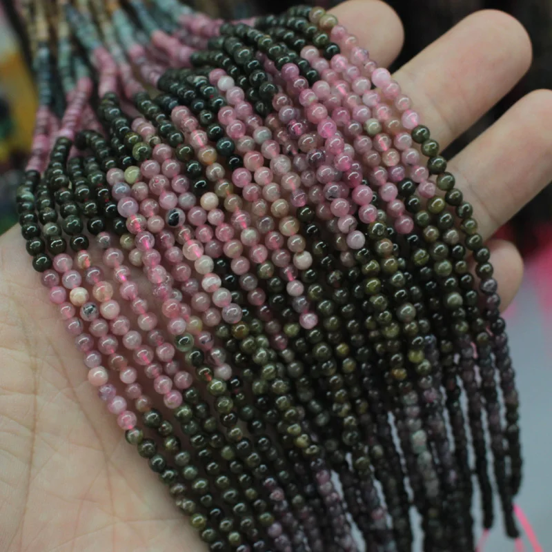 4mm mixed color tourmaline GEM beads natural stone beads DIY loose beads for jewelry making strand 15" wholesale
4mm mixed color tourmaline GEM beads natural stone beads DIY loose beads for jewelry making strand 15" wholesale