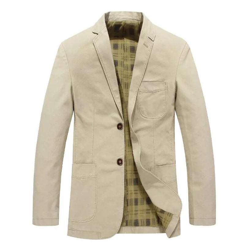 New Men's Causal Business Blazer Man Single-breasted Cotton Slim Suit Jacket male suit Plus Size 4XL SHIERXI
New Men's Causal Business Blazer Man Single-breasted Cotton Slim Suit Jacket male suit Plus Size 4XL SHIERXI