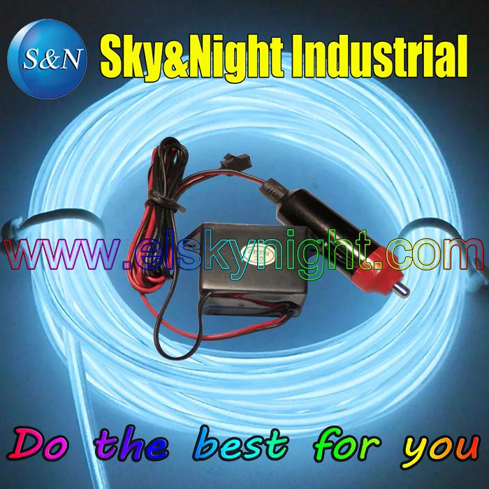 White-3M EL wire+12v Inverter +Cigar lighter /Set -High Quality (3Set / Lot Only 29USD ) for Car decoration
White-3M EL wire+12v Inverter +Cigar lighter /Set -High Quality (3Set / Lot Only 29USD ) for Car decoration
