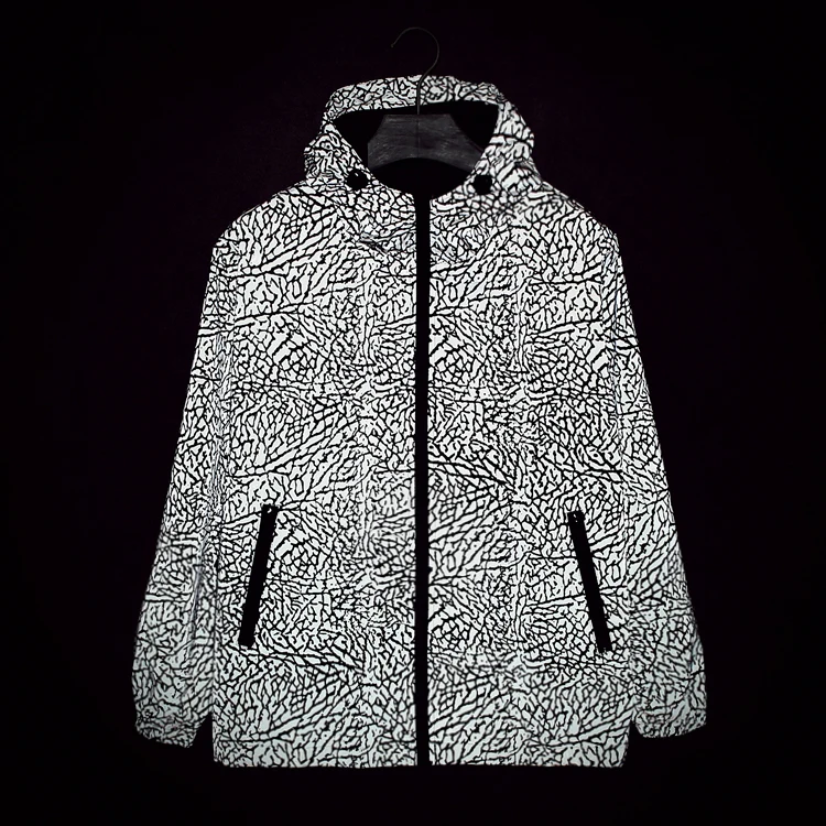New Men harajuku Night shining hip-hop Leopard reflective skateboard jacket streetwear Waterproof zipper windbreaker hooded coat
New Men harajuku Night shining hip-hop Leopard reflective skateboard jacket streetwear Waterproof zipper windbreaker hooded coat