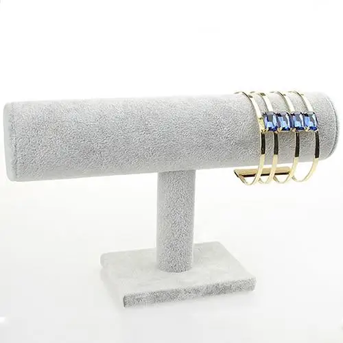 Velvet Leather T-Bar Jewelry Display Stand Bracelet Watch Jewelry T-Bar Display Stand Holder Rack Soft to Touch Jewelry Stand
Velvet Leather T-Bar Jewelry Display Stand Bracelet Watch Jewelry T-Bar Display Stand Holder Rack Soft to Touch Jewelry Stand
