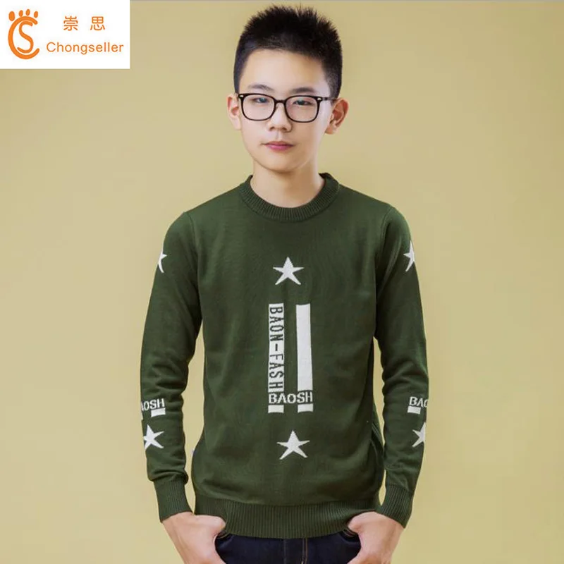 4-16T Soft Cotton Chilfren Clothing For Big Boy Knitted Sweater Spring And Autumn O-neck Pullovers Sweaters Boys Sweater
4-16T Soft Cotton Chilfren Clothing For Big Boy Knitted Sweater Spring And Autumn O-neck Pullovers Sweaters Boys Sweater