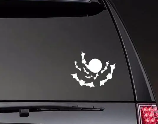 Moon With Seven Flying Bats Stickers Window Decal Vinyl Car Decals Decorative Car Styling Decor ZP0501
Moon With Seven Flying Bats Stickers Window Decal Vinyl Car Decals Decorative Car Styling Decor ZP0501