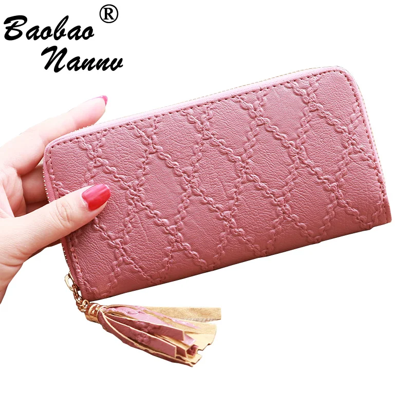 New Long Wallet Women Purses Tassel Fashion Coin Purse Card Holder Wallets Female Clutch Money Bag Vintage Lady Plaid Wallet
New Long Wallet Women Purses Tassel Fashion Coin Purse Card Holder Wallets Female Clutch Money Bag Vintage Lady Plaid Wallet
