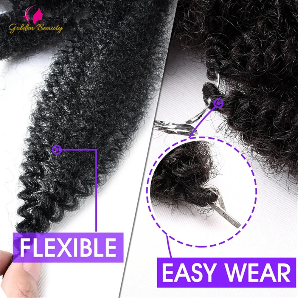 Golden Beauty 8" Synthetic Crochet Marley Braids Hair 14roots/pc Soft Afro twist Braiding Hair Extensions High Temperature Fiber
Golden Beauty 8" Synthetic Crochet Marley Braids Hair 14roots/pc Soft Afro twist Braiding Hair Extensions High Temperature Fiber
