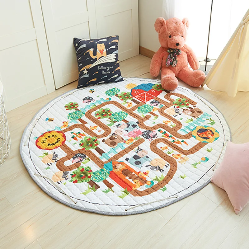 Foldable Baby Crawling Mat Newborn Portable Soft Game Pad Round Washable Toys Storage Debris Bag Baby Bedroom Soft Sleeping Pad
Foldable Baby Crawling Mat Newborn Portable Soft Game Pad Round Washable Toys Storage Debris Bag Baby Bedroom Soft Sleeping Pad