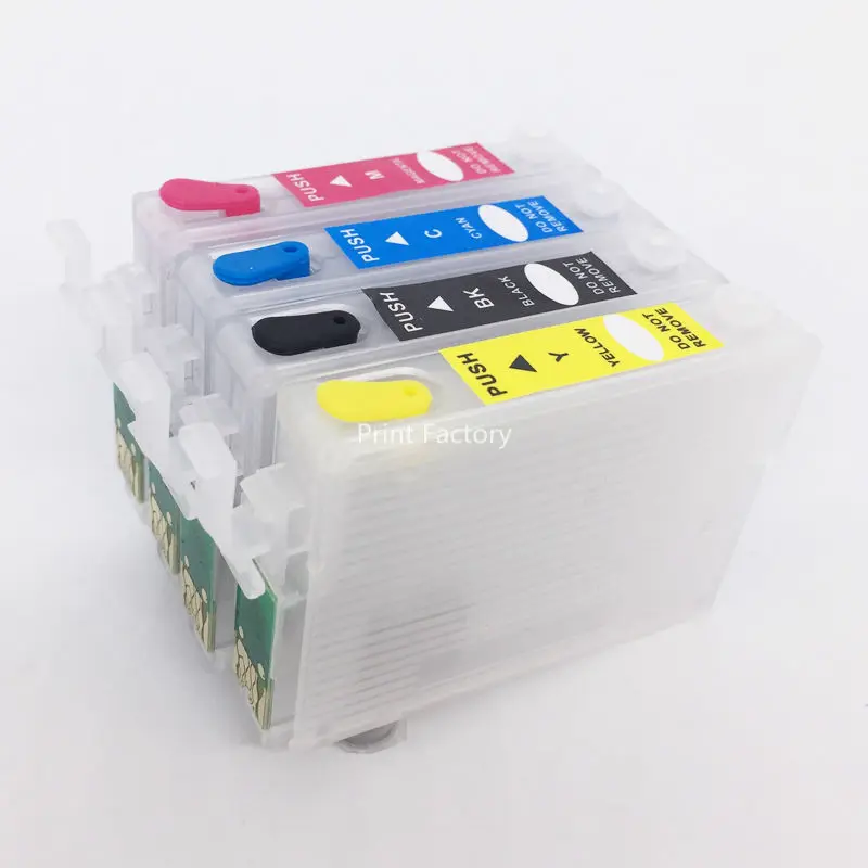 T0711-T0714 Refillable Cartridge With Permanent Chip For Epson B40W SX410 SX610FW SX600FW SX205 SX215 SX105 SX405 Without Ink
T0711-T0714 Refillable Cartridge With Permanent Chip For Epson B40W SX410 SX610FW SX600FW SX205 SX215 SX105 SX405 Without Ink