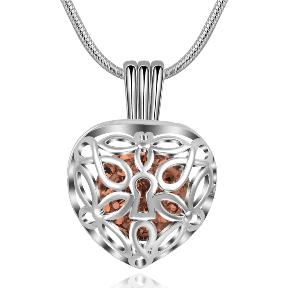 Eudora Hot Sell Heart Cage Pendant Necklace with High Quality Crystal Necklace for Women Girls Fashion Jewelry Anniversary Gift
Eudora Hot Sell Heart Cage Pendant Necklace with High Quality Crystal Necklace for Women Girls Fashion Jewelry Anniversary Gift