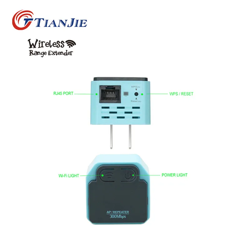Wireless Wifi Repeater 802.11n/b/g Network Wi Fi Routers 300Mbps Range Signal Booster Extender Bridge Ap Wps Encryption
Wireless Wifi Repeater 802.11n/b/g Network Wi Fi Routers 300Mbps Range Signal Booster Extender Bridge Ap Wps Encryption