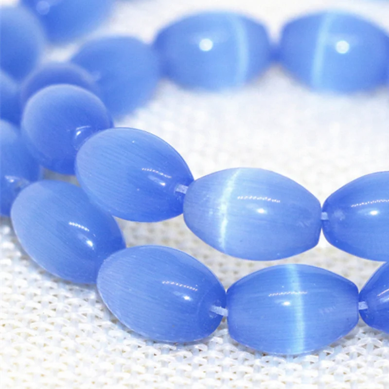 Fashion light blue 8*12mm rice Mexican opal cat eyes loose beads factory price high quality jewelry making 14inch B1571
Fashion light blue 8*12mm rice Mexican opal cat eyes loose beads factory price high quality jewelry making 14inch B1571