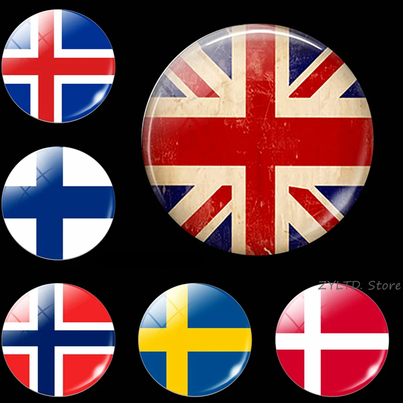 Britain Finland Flag fridge magnet 1PCS Glass cabochon Iceland Sweden Norway Denmark National refrigerator magnets sticker Decor
Britain Finland Flag fridge magnet 1PCS Glass cabochon Iceland Sweden Norway Denmark National refrigerator magnets sticker Decor
