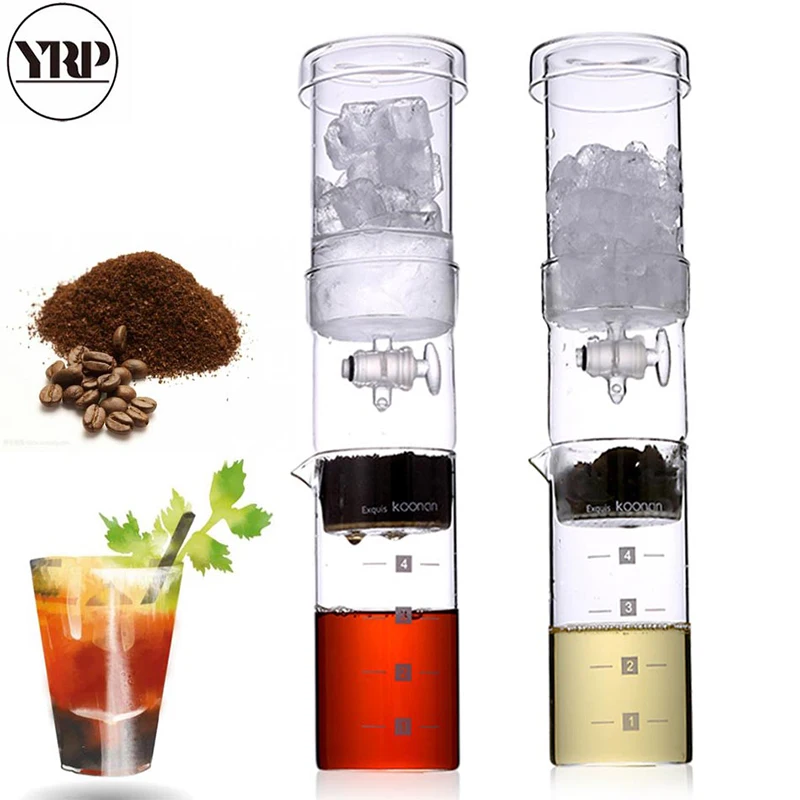 Ice Cold Brew Coffee Maker 400ml Portable Reusable Ice Drip Coffee Filter Glass Percolators Espresso Barista Tools Dripper Pot
Ice Cold Brew Coffee Maker 400ml Portable Reusable Ice Drip Coffee Filter Glass Percolators Espresso Barista Tools Dripper Pot