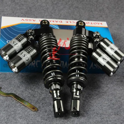 12.5" 320mm Universal Shock Absorbers for Honda/Yamaha/Suzuki/Kawasaki/Dirt bikes/ Gokart/ATV/Motorcycles and Quad.
12.5" 320mm Universal Shock Absorbers for Honda/Yamaha/Suzuki/Kawasaki/Dirt bikes/ Gokart/ATV/Motorcycles and Quad.