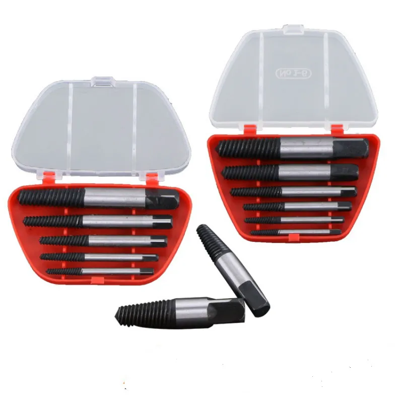 5pPcs/Set Carbon Steel Broken screw extractor Easy Out Guide Broken Bolt Set for Hand Repair Tool Remove the broken screw
5pPcs/Set Carbon Steel Broken screw extractor Easy Out Guide Broken Bolt Set for Hand Repair Tool Remove the broken screw