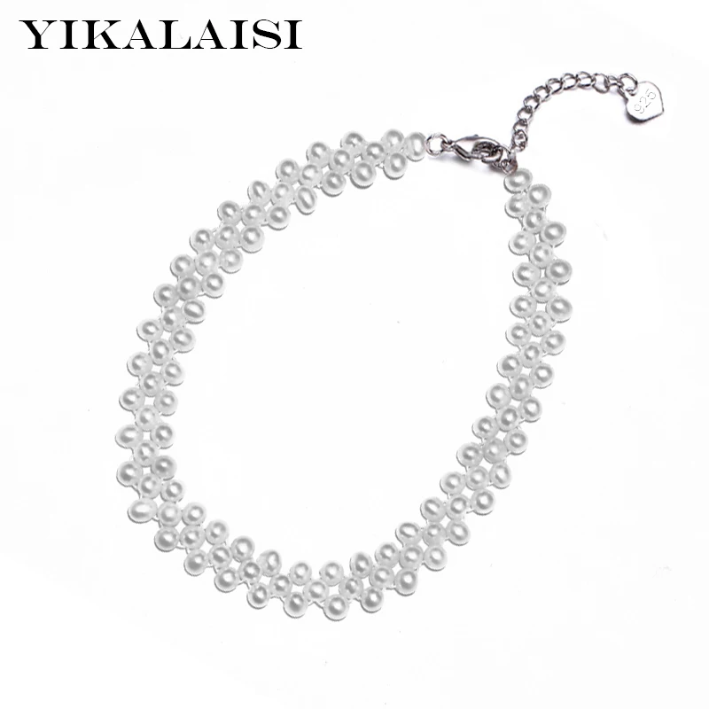YIKALAISI 925 Sterling Silver Jewelry New Pearl Bracelet Jewelry Natural freshwater Pearl BraceletBracelet for wedding
YIKALAISI 925 Sterling Silver Jewelry New Pearl Bracelet Jewelry Natural freshwater Pearl BraceletBracelet for wedding