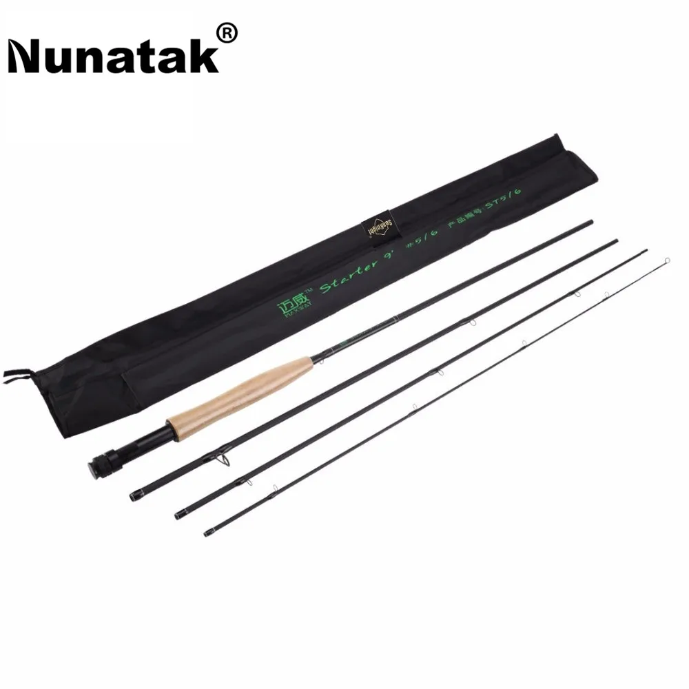 Maxway SeaKnight Fly Rod комбо наборы 5/6 # включает в себя высокоуглеродный стержень +