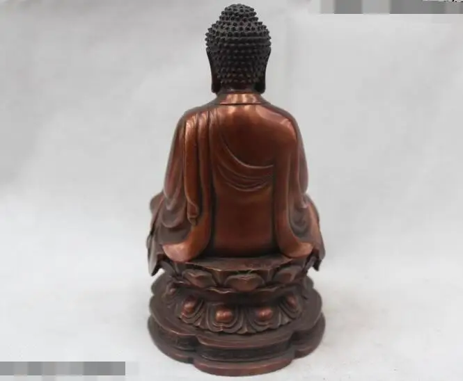 Free shipping S02965 8"Tibet Tibetan Buddhism Red Bronze Seat Shakyamuni Amitabha Buddha Statue
Free shipping S02965 8"Tibet Tibetan Buddhism Red Bronze Seat Shakyamuni Amitabha Buddha Statue