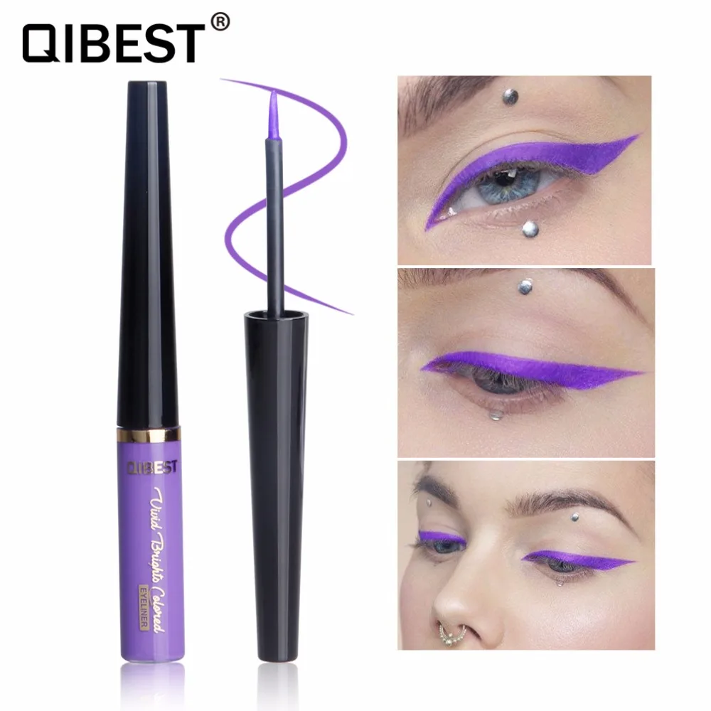 Qibest liquid eyeliner pen purple blue white eye liner cream with soft brush waterproof long lasting matte eyeliner gel QB012
Qibest liquid eyeliner pen purple blue white eye liner cream with soft brush waterproof long lasting matte eyeliner gel QB012