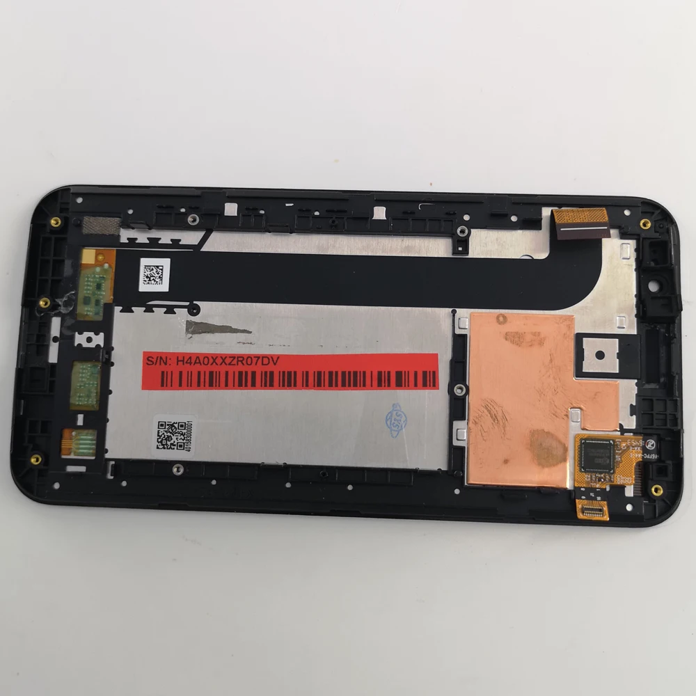 ЖК дисплей 5 дюйма с сенсорным экраном и дигитайзером в сборе рамкой для Asus Zenfone GO