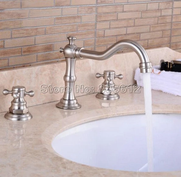 Modern Brass Finish different color 3 Hole Widespread Bathroom Washbasin Faucet Vessel Sink Mixer Tap Bathtub Faucets jw001
Modern Brass Finish different color 3 Hole Widespread Bathroom Washbasin Faucet Vessel Sink Mixer Tap Bathtub Faucets jw001