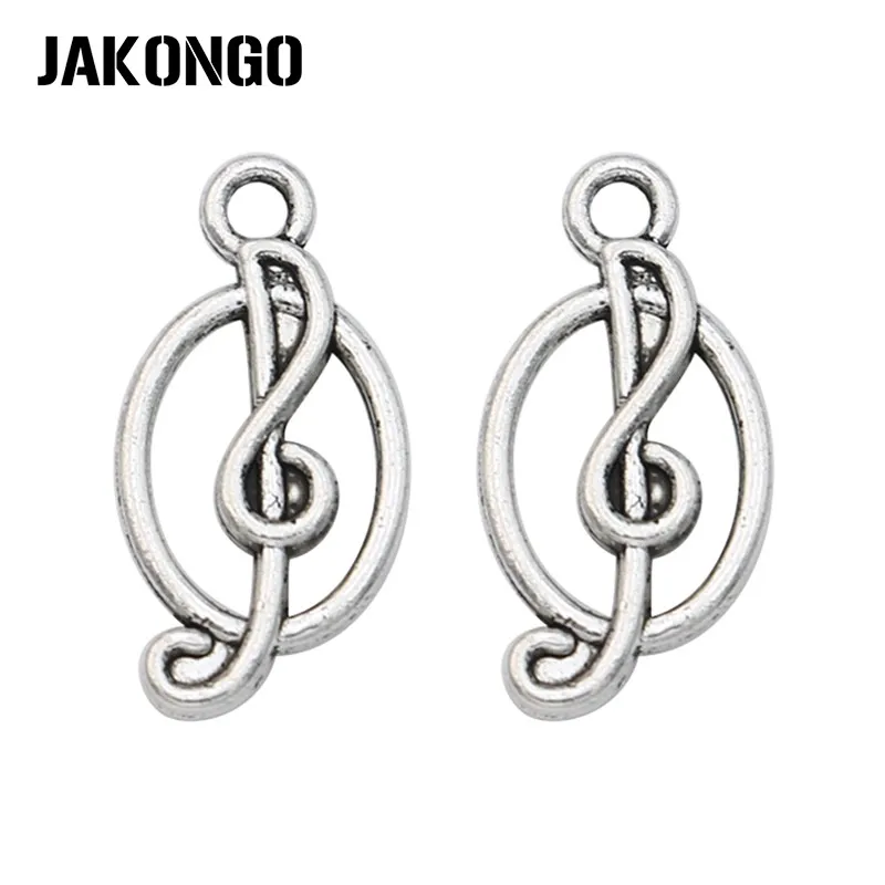 20pcs Tibetan Silver Plated Music Note Charms Pendants for Jewelry Making Bracelet Accessories DIY Handmade 17x9mm
20pcs Tibetan Silver Plated Music Note Charms Pendants for Jewelry Making Bracelet Accessories DIY Handmade 17x9mm