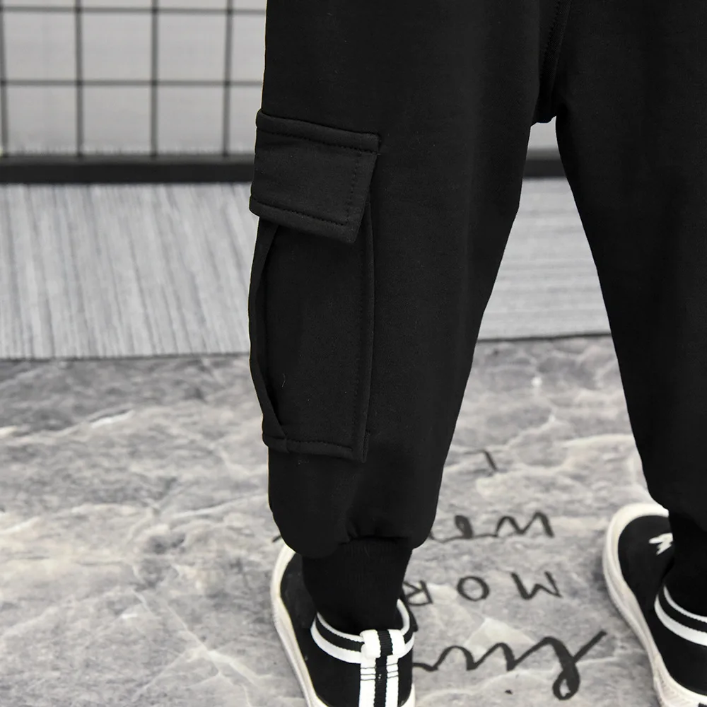 Autumn Boys Pants Fashion Big Pocket Design Kids Trousers Children Clothing Tracksuits Boys Casual Pants Children's Cargo Pants
Autumn Boys Pants Fashion Big Pocket Design Kids Trousers Children Clothing Tracksuits Boys Casual Pants Children's Cargo Pants