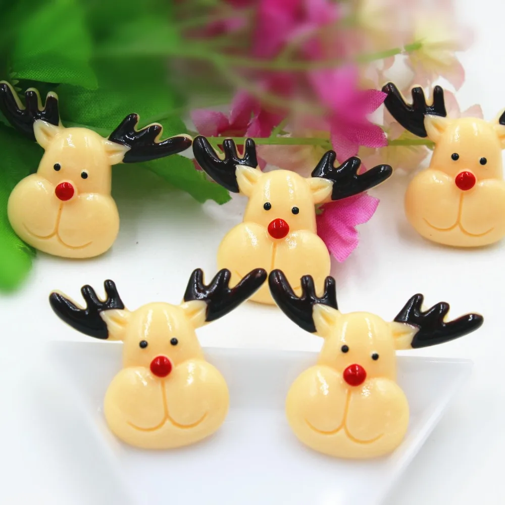10pcs/lot flat back resin planar reindeer DIY resin cabochons accessories about28mm
10pcs/lot flat back resin planar reindeer DIY resin cabochons accessories about28mm