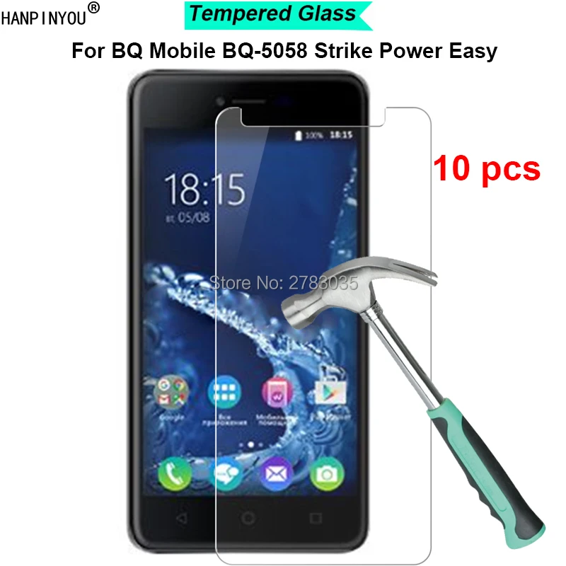 10 Pcs For BQ BQ-5058 Strike Power Easy / SE 9H Hardness 2.5D Ultra-thin Toughened Tempered Glass Film Screen Protector Guard
10 Pcs For BQ BQ-5058 Strike Power Easy / SE 9H Hardness 2.5D Ultra-thin Toughened Tempered Glass Film Screen Protector Guard