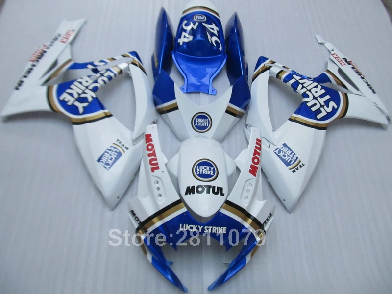 Набор обтекателей под давлением для Suzuki GSXR600 06 07, синий и белый комплект обтекателей GSXR 750 2006 2007 TY26
Набор обтекателей под давлением для Suzuki GSXR600 06 07, синий и белый комплект обтекателей GSXR 750 2006 2007 TY26