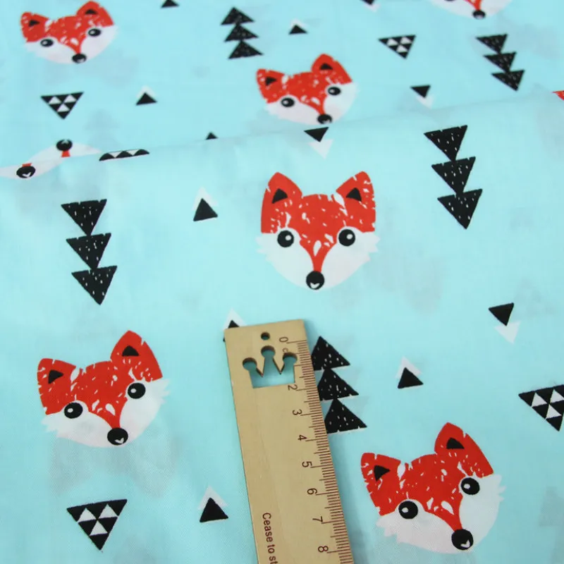 Printed Fox 100% Cotton twill fabric Baby Bed Sheet Fabric for DIY Sewing patchwork cotton fabrics
Printed Fox 100% Cotton twill fabric Baby Bed Sheet Fabric for DIY Sewing patchwork cotton fabrics