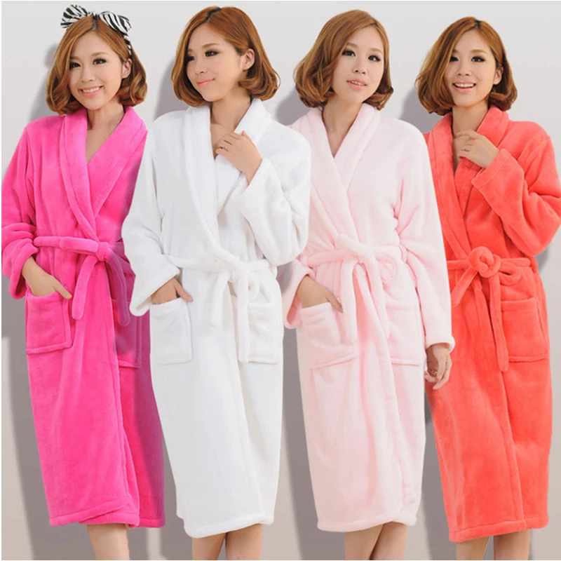 Women Men Flannel Bath Robe Sleepwear 2020 Autumn Winter Solid Plush Couple Bathrobe Thick Warm Female Robe Dropshipping
Women Men Flannel Bath Robe Sleepwear 2020 Autumn Winter Solid Plush Couple Bathrobe Thick Warm Female Robe Dropshipping