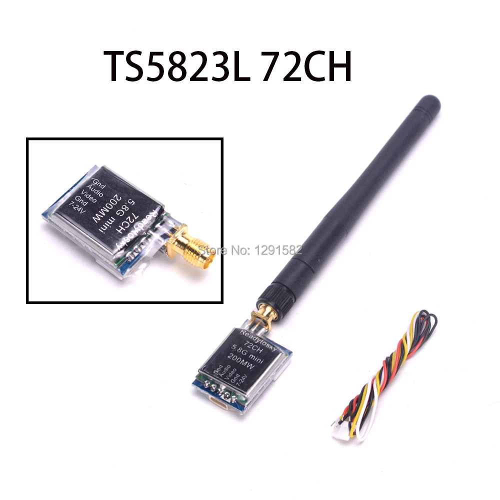 Мини TS5823L 5 8G 200mW 72CH беспроводной AV аудио модуль передатчика для квадрокоптера RC 210