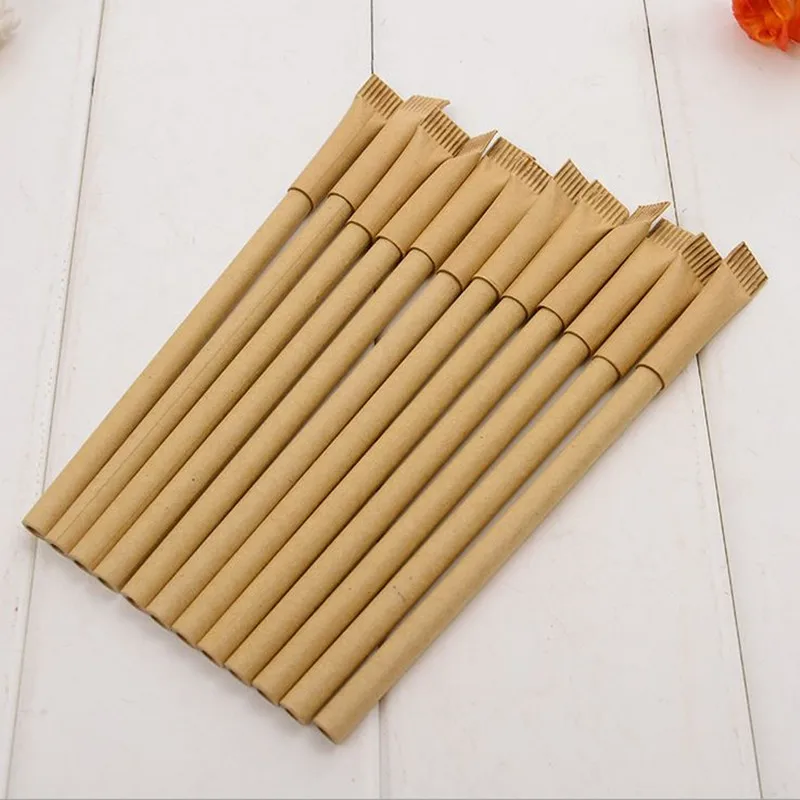 Coloffice 5PCS/Lot Wood Color Ballpoint Pen Kraft Paper Roll Toothpaste Shape Pens Black/Blue Ink 0.5mm Signature Pens School
Coloffice 5PCS/Lot Wood Color Ballpoint Pen Kraft Paper Roll Toothpaste Shape Pens Black/Blue Ink 0.5mm Signature Pens School