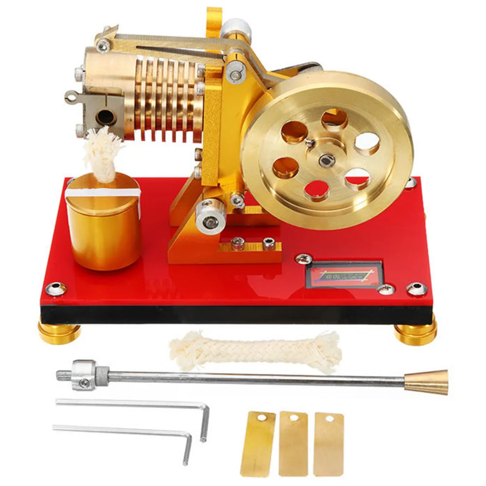 Suction Fire Type Stirling Engine Edition Pure Copper Air Cylinder Heat Energy Engine Model Physics Science Experiment Toy
Suction Fire Type Stirling Engine Edition Pure Copper Air Cylinder Heat Energy Engine Model Physics Science Experiment Toy