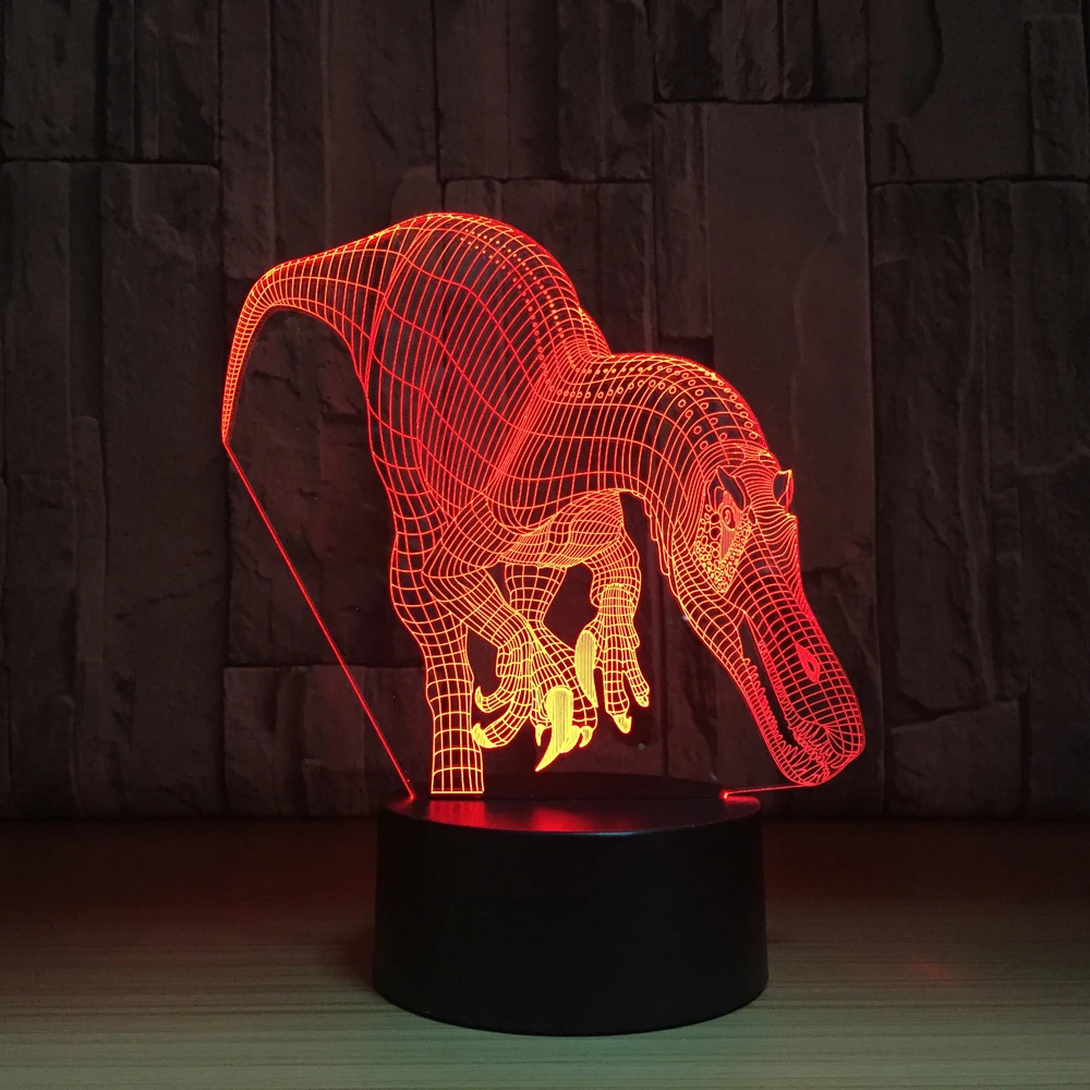 Динозавр 3D USB моделирование Настольный светильник светодиодный ночные светильники 7 цветов изменить Спальня домашнего декора подарки инте...
Динозавр 3D USB моделирование Настольный светильник светодиодный ночные светильники 7 цветов изменить Спальня домашнего декора подарки инте...