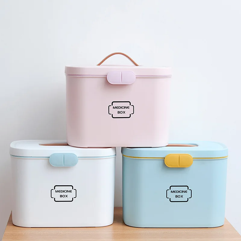 First Aid Kit Box Storage Organizer Large Medical Box Plastic Container Multi-layer Medicine Box Nordic Home Medicine Cabinet
First Aid Kit Box Storage Organizer Large Medical Box Plastic Container Multi-layer Medicine Box Nordic Home Medicine Cabinet