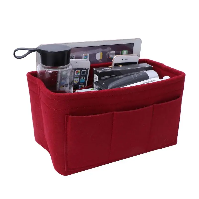 Felt Makeup Bag Organizer Insert Bag Handbag Multi-functional Travel Cosmetic Case Girl Toiletry Storage Bags
Felt Makeup Bag Organizer Insert Bag Handbag Multi-functional Travel Cosmetic Case Girl Toiletry Storage Bags