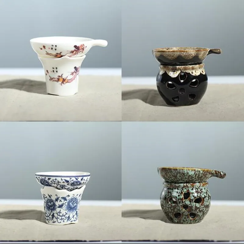 Creative Vintage Kung Fu Tea Set Tea Accessories Zen Tea Strainer Chinese Ceramic Hand-painted Ink and Wash Porcelain Tea Filter
Creative Vintage Kung Fu Tea Set Tea Accessories Zen Tea Strainer Chinese Ceramic Hand-painted Ink and Wash Porcelain Tea Filter