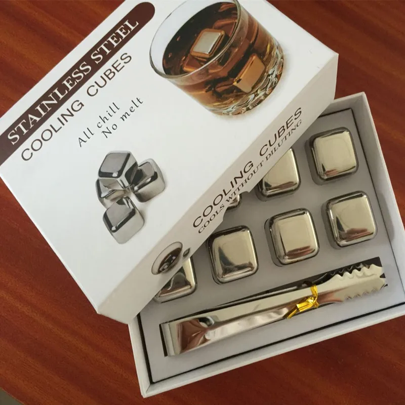 304 Stainless Steel Whiskey Cooler Wine Cooling Stones Ice Cubes Chillers Drink Physical Cooling Tools
304 Stainless Steel Whiskey Cooler Wine Cooling Stones Ice Cubes Chillers Drink Physical Cooling Tools