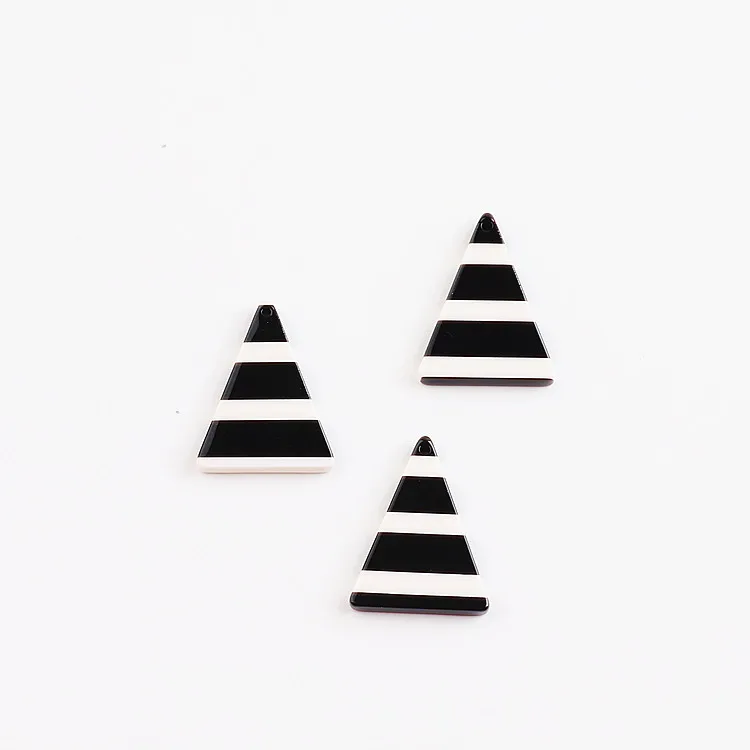 Ritoule DIY handmade jewelry accessories earrings material stripe geometric triangle patch Pendant 
Ritoule DIY handmade jewelry accessories earrings material stripe geometric triangle patch Pendant