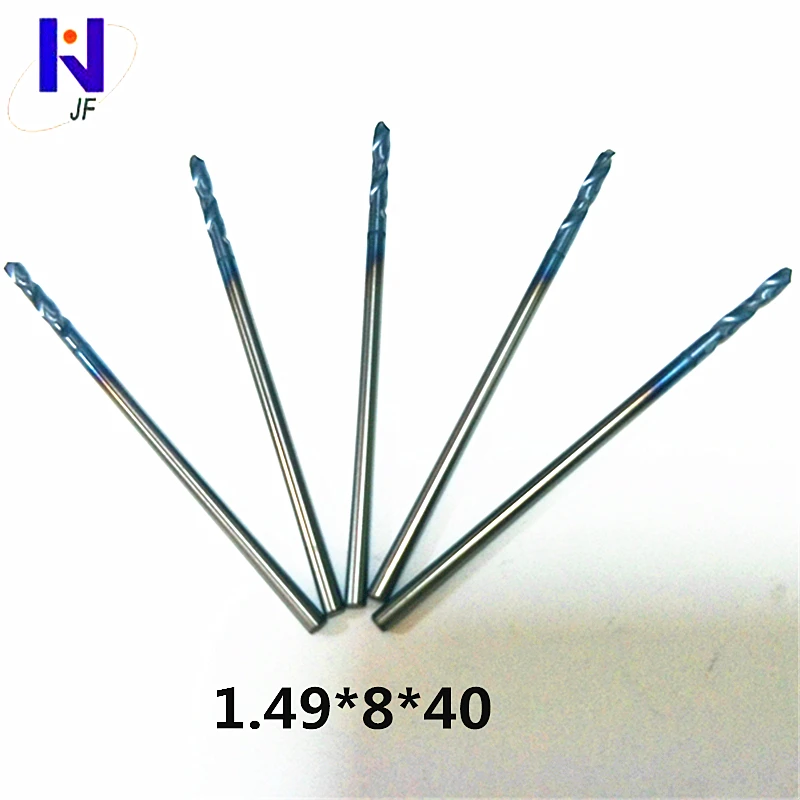 Твердосплавные микро сверла TiAlN метрические 1,49*8*40 HRC45 TiAlN 
Твердосплавные микро сверла TiAlN метрические 1,49*8*40 HRC45 TiAlN