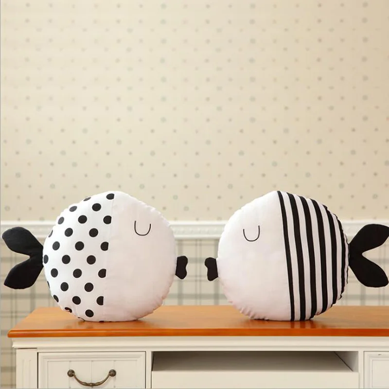 Cute Striped Wave Point Small Fish Pillow Cushion Child Comfort Pillow With Sleep Doll Plush Fish Doll Pillow Child Doll Gift
Cute Striped Wave Point Small Fish Pillow Cushion Child Comfort Pillow With Sleep Doll Plush Fish Doll Pillow Child Doll Gift