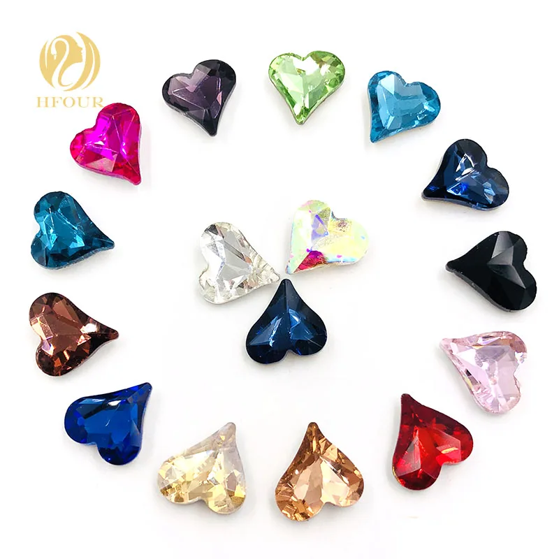 NEW HOT SALE 12X13mm 30pcs Skewed heart shape glass pointback rhinestones Crystal Mixed color Glue-on rhinestone DIY Accessories
NEW HOT SALE 12X13mm 30pcs Skewed heart shape glass pointback rhinestones Crystal Mixed color Glue-on rhinestone DIY Accessories