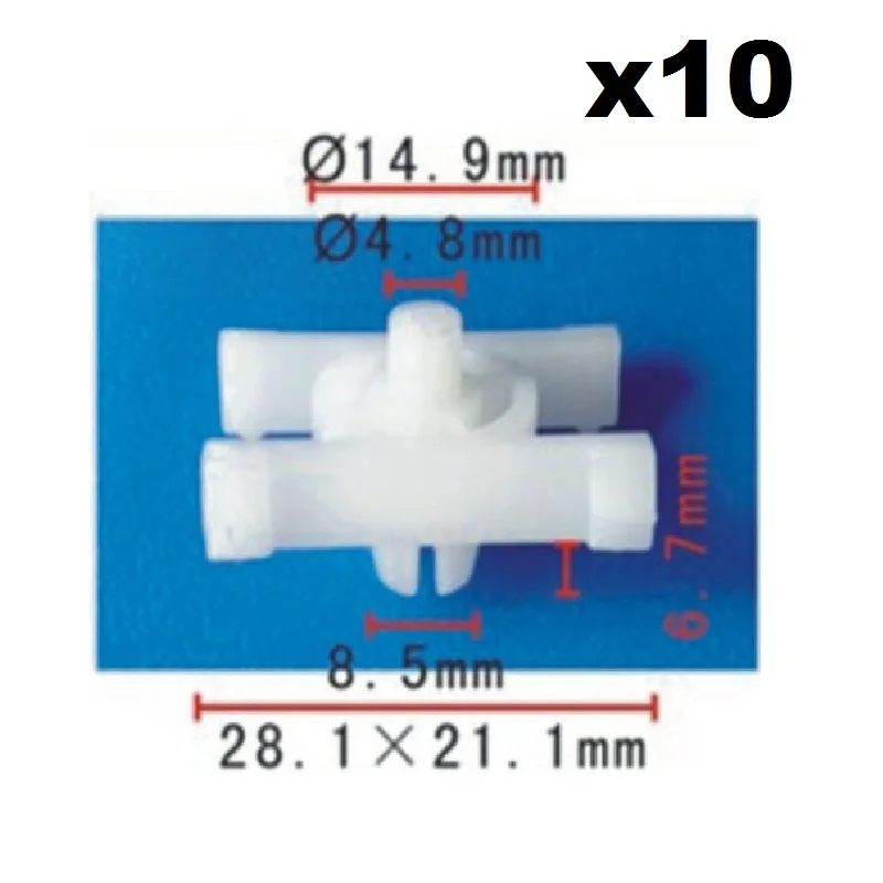 10 Pieces Door Side Impact / Rocker Moulding Clip for BMW E10 E12 E21 E30 51-13-1-829-904 / 51131829904
10 Pieces Door Side Impact / Rocker Moulding Clip for BMW E10 E12 E21 E30 51-13-1-829-904 / 51131829904