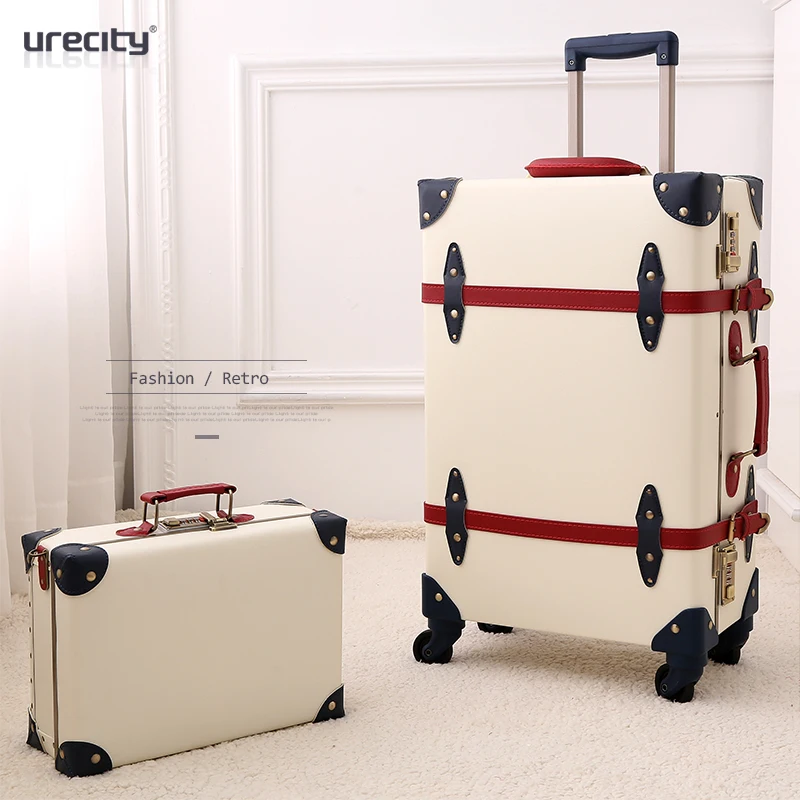 Дорожный чемодан Urecity в стиле ретро Спиннер на колесиках бесплатная доставка
