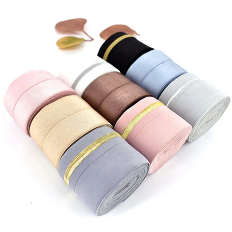4cm Fold Elastic Band Gold and Silver Spandex Elastic Double Tight Underwear Gauze Edging Belts Belt Clothing Accessorie 1meter
4cm Fold Elastic Band Gold and Silver Spandex Elastic Double Tight Underwear Gauze Edging Belts Belt Clothing Accessorie 1meter