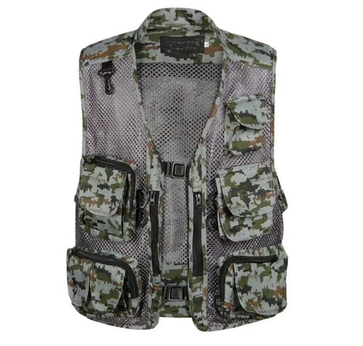 Tactical Detachable Summer Waterproof Vest Man Casual Camouflage Waistcoat Vest for Men's Fishing Sleeveless Jackets
Tactical Detachable Summer Waterproof Vest Man Casual Camouflage Waistcoat Vest for Men's Fishing Sleeveless Jackets