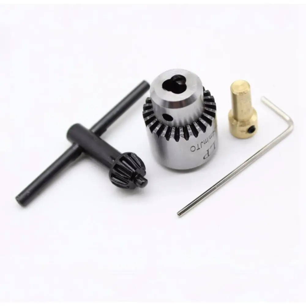 DSHA Hot Electric Drill Grinding Mini Drill Chuck Key Keyless Drill Chucks 0.3-4mm Capacity Range W/ 3.17mm Shaft Connecting
DSHA Hot Electric Drill Grinding Mini Drill Chuck Key Keyless Drill Chucks 0.3-4mm Capacity Range W/ 3.17mm Shaft Connecting