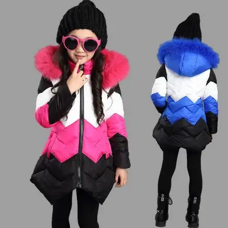 Winter Coat Girls Cotton jackets Winter Jacket Faux Fur Hooded Collar Medium-long Warm Kids Parkas Outerwear Children Clothes
Winter Coat Girls Cotton jackets Winter Jacket Faux Fur Hooded Collar Medium-long Warm Kids Parkas Outerwear Children Clothes