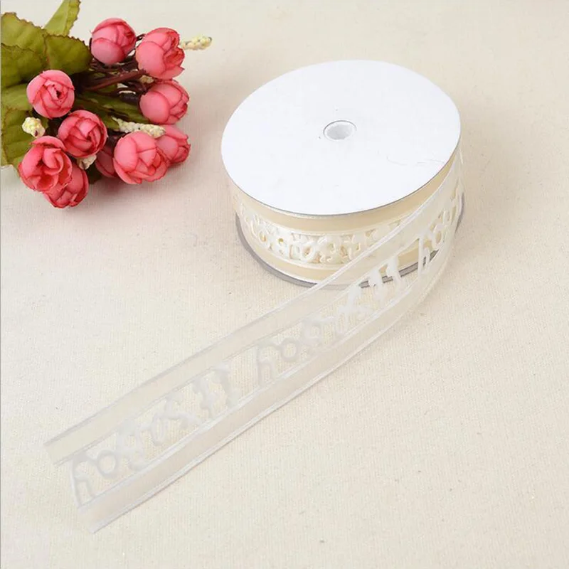 Organza Ribbon Hollow Letter Embossing 38mm High Quality DIY Lace Egde Wedding Clothing Sewing & Fabric Accessories BBXU-072
Organza Ribbon Hollow Letter Embossing 38mm High Quality DIY Lace Egde Wedding Clothing Sewing & Fabric Accessories BBXU-072